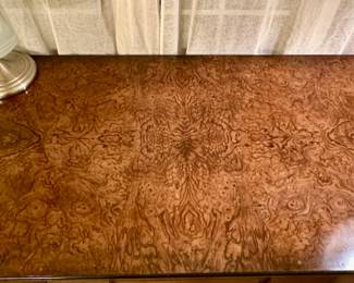 Buy It Now $750.00  This is a Biedermeier Burl Walnut Hand-Crafted Desk by William Switzer and Made in Italy.  This desk is Exquisite and a real piece of European Style from the 17th-18th Centuries.  