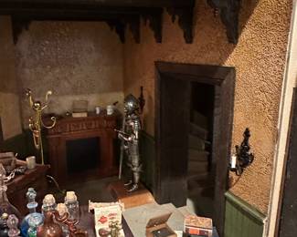 Sherlock Holmes Memorabilia.  Our Homeowner built this miniature of Sherlock Holme Residence.