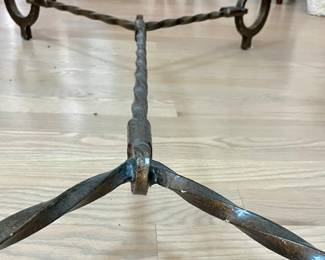 Buy it Now.  Was $550.00 Now $275.00  Glass and Wrought Iron Sofa Table that matches to Coffee Table.