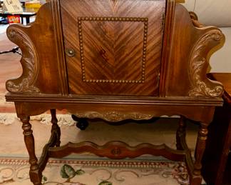 Antique Tobacco Cabinet, .Copper Lined  