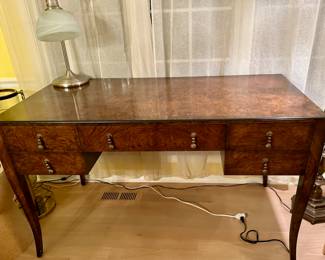 Buy It Now $750.00  This is a Biedermeier Burl Walnut Hand-Crafted Desk by William Switzer and Made in Italy.  This desk is Exquisite and a real piece of European Style from the 17th-18th Centuries.  