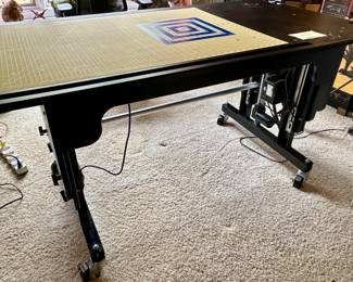 Buy it Now Was $2,595.00 Now $12,97.50. Martelli Sensational Premier Workstation for Quilters. Retails over $4,000  with 4 locking wheels. Hydraulic lift and Remote Control... Like New Condition.