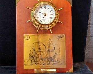 Clock Plus Nautical Decor