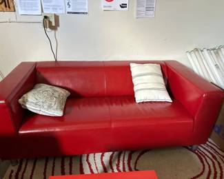 Red couch 