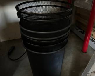 Black wire baskets