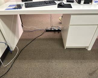 White desk