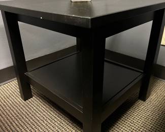 Black side table