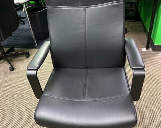 Black office chairs