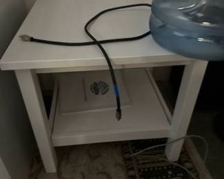 White side table