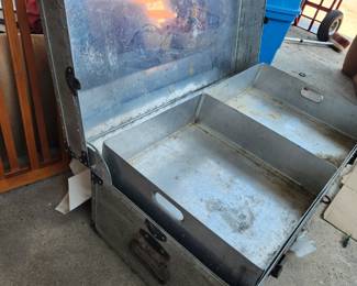 Metal footlocker, vintage.
$20