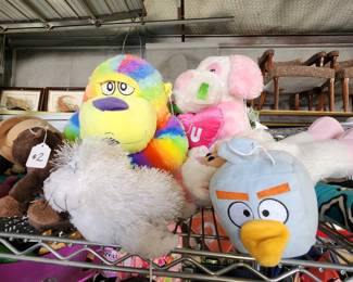 Assortment of plush toys $3-$20