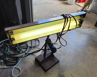 Same lamp as on the previous picture only this one showing you the burnt out bulb.
Actually both bulbs need to be replaced.