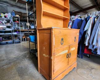 Old wood hutch.
$65