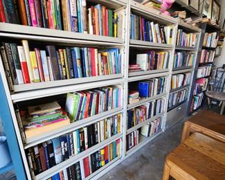 Our book section.
$3 for any hardcover
$2 for any softcover