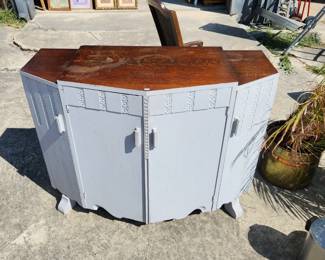 $135
Vintage real wood entryway table with tons of character and tons of storage space.