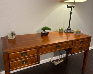 5 Drawer desk
30 1/2 tall x 56 1/2 wide x 21 1/2 deep