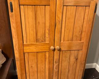 Cabinet with 3 shelves
39 tall x 27 wide x 12 1/2 deep