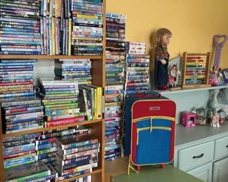 1 DVD VHS and Books