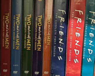 DVDs Two and a half Men and Friends
