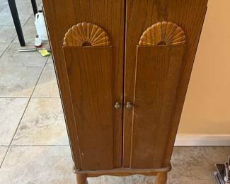 Wood Jewelry Cabinet