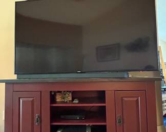 55" SAMSUNG Smart TV and Entertainment Center