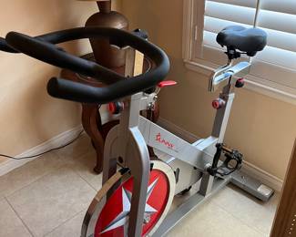 SUNNY Indoor Exercise Bike with Bluetooth Connection