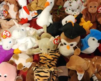 Large selection of Beanie Babies