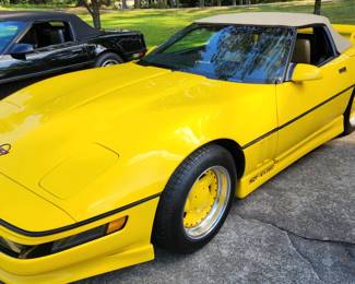 1987 Ecklers Custom Chevrolet Corvette - Yellow with Tan interior, Custom Indy edition 5.7L (350) Tuned Port Engine Manual 4 speed with overdrive - 54,000 miles - Ecklers custom build (documented and Magazine with car)