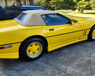 1987 Ecklers Custom Chevrolet Corvette - 1987 Ecklers Custom Chevrolet Corvette - Yellow with Tan interior, Custom Indy edition 5.7L (350) Tuned Port Engine Manual 4 speed with overdrive - 54,000 miles - Ecklers custom build (documented and Magazine with car)
