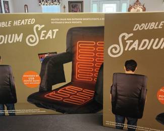 Double Heated Stadium Seats (2 available)
