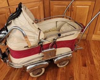 Vintage Harley Davidson Baby Stroller Carriage
