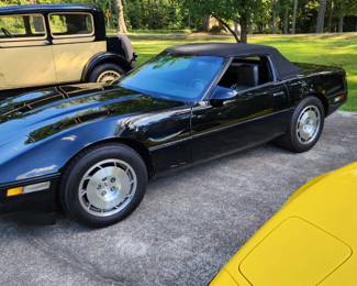 1986 Chevrolet Corvette - 1986 Chevrolet Corvette - Triple Black, 5.7 L (350) Tuned Port Engine - Manual 4 speed with overdrive 32,000 miles