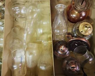 Oil Lamps and Oil Lamp Globes