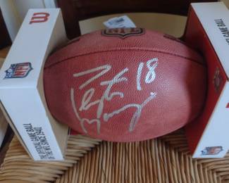 Signed Peyton Manning 
