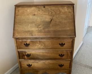 Drop front secretary desk