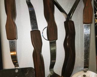 5-piece vintage CUTCO utensil set with Bakelite handles