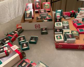 Hallmark mini ornaments