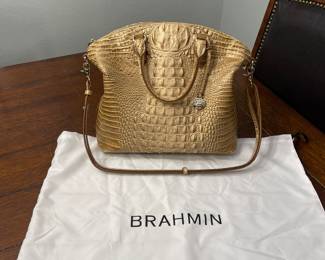 Brahmin Duxbuy Leather Satchell with dust bag