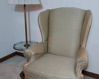 Berne Furniture Queen Anne Style Armchair And Lamp