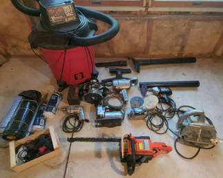 Vintage Power Tools And Shop Vac