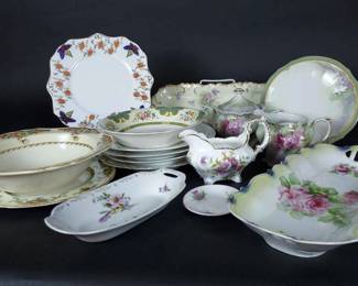 English And French China Tableware