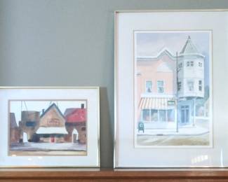 Architectural Landscape Watercolor Art By Keck And Smith Of Ohio 