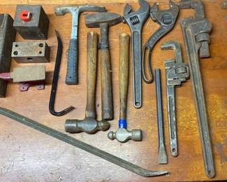 Wrenches, Pry Bars, Hammers And More