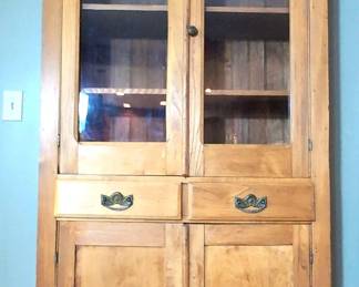 Shaker Style Kitchen Cupboard Pie Safe, Vintage 