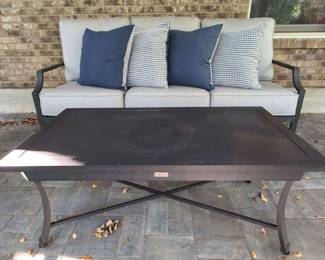 Plank And Hide Company Patio Sofa And Table 