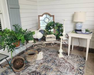 "Rustique" Iron Bench