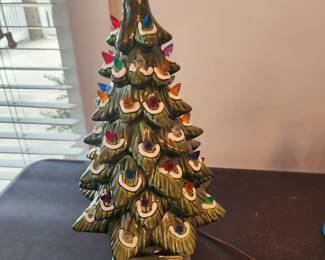 Vintage Ceramic Christmas Tree