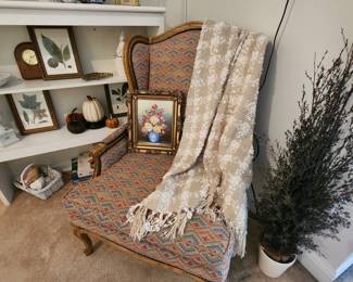 Chair and matching  ottoman