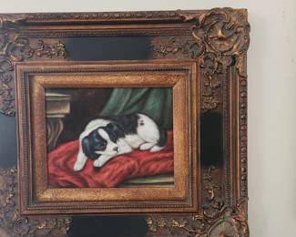 Dog Oil Painting