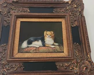 Dog Oil Painting